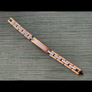 Silver and Gold Men’s Bracelet